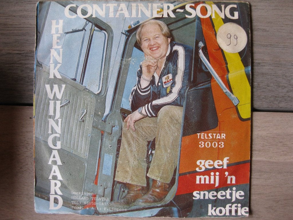 Vinyl single Henk Wijngaard   "Container-song", Ophalen of Verzenden, Gebruikt, Nederlandstalig