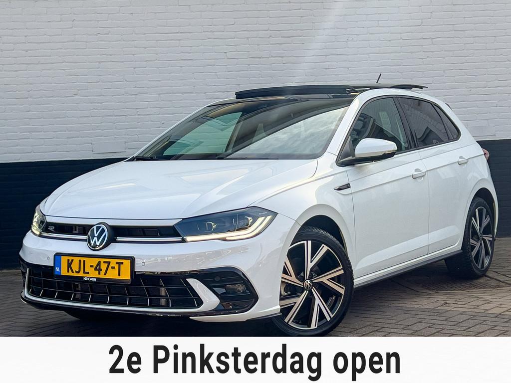 Volkswagen Polo 1.0 TSI R-Line/Automaat/Pano/IQ/Camera/Keyle, Auto's, Automaat, Gebruikt, Wit, Bedrijf