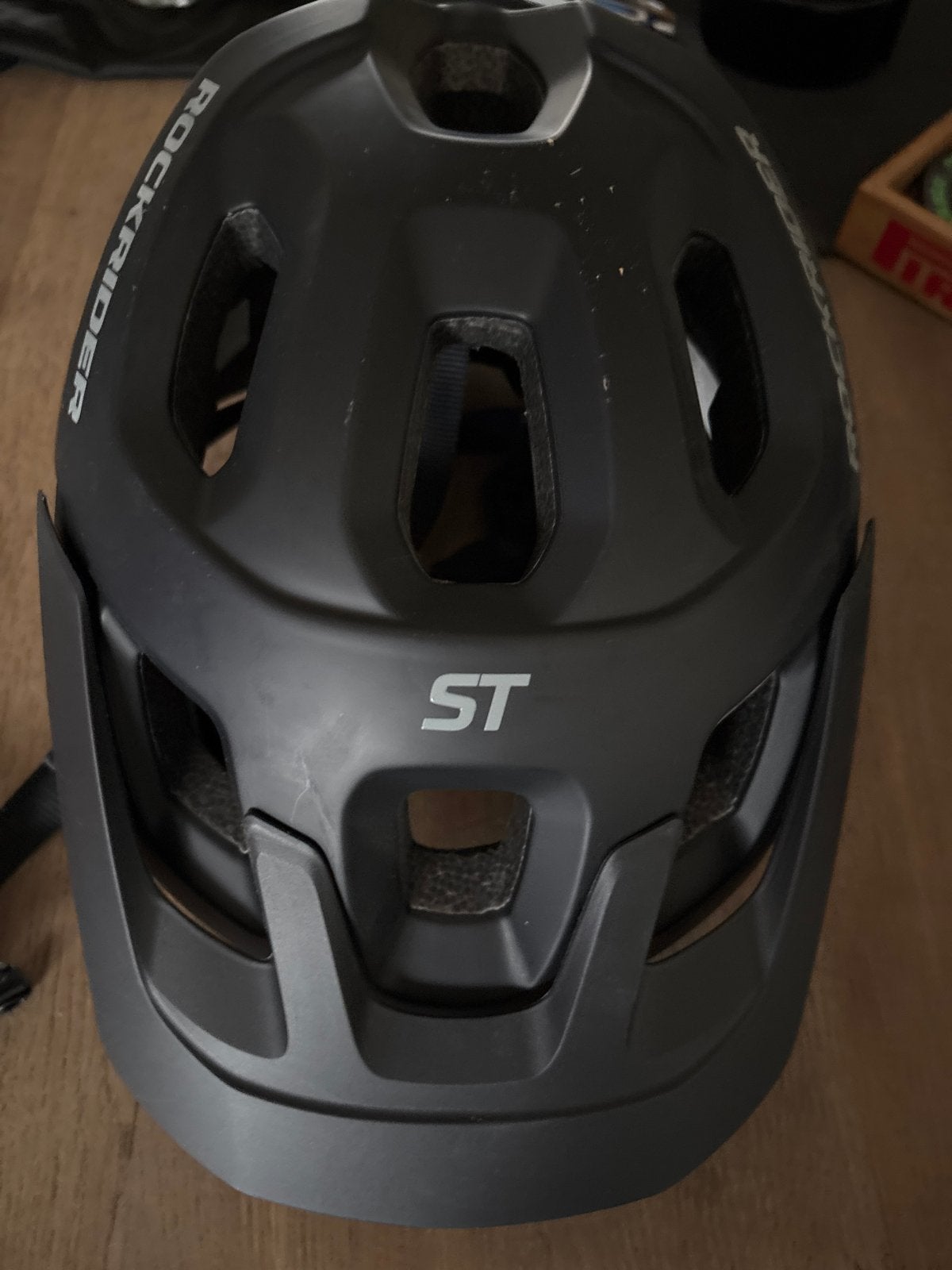 Rockrider ST Fietshelm - Zwart, Maat M, Ophalen of Verzenden, Zo goed als nieuw, M, Bovenkleding