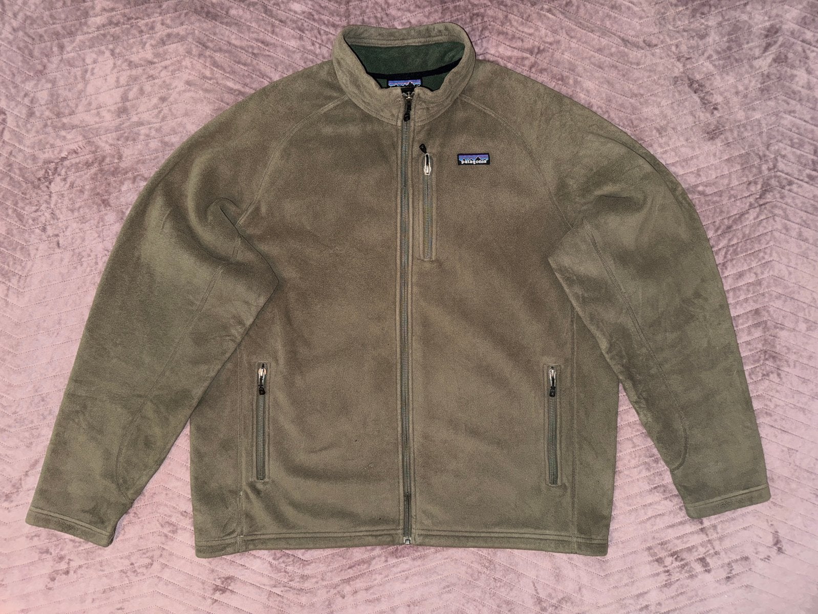 Patagonia Windproof Full Zip Fleece Jacket, Ophalen of Verzenden, Zo goed als nieuw, Groen
