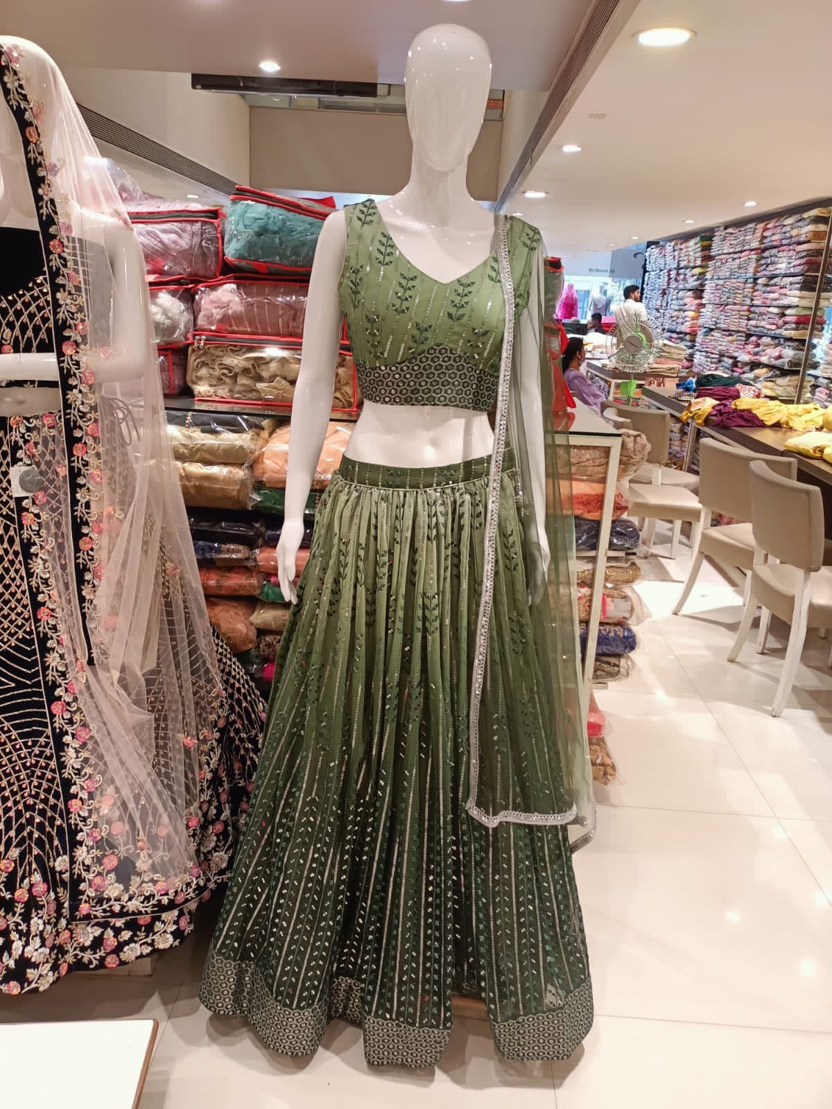 Indiase trouw-/feestkleding set (dames, heren, 2x jongens), Kleding | Dames, Overige typen, Nieuw, Groen, Ophalen