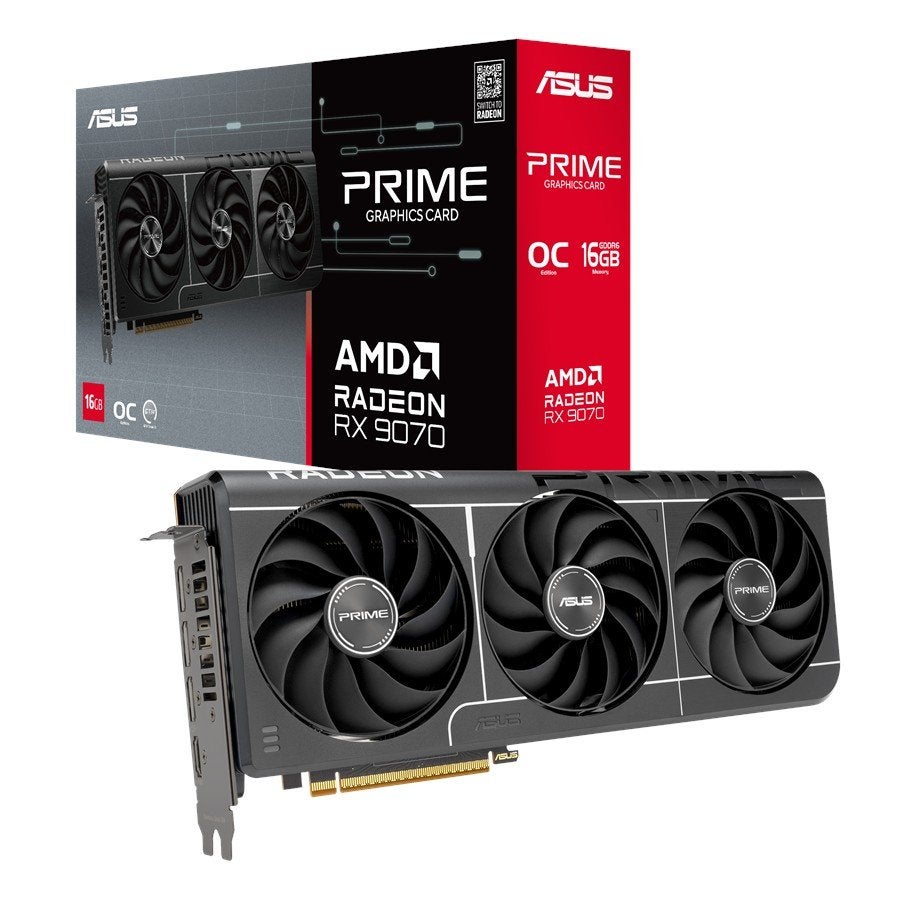 ASUS AMD Radeon RX 9070 OC 16GB Videokaart - 3 maanden oud, Computers en Software, AMD, Verzenden, GDDR6, PCI-Express 4