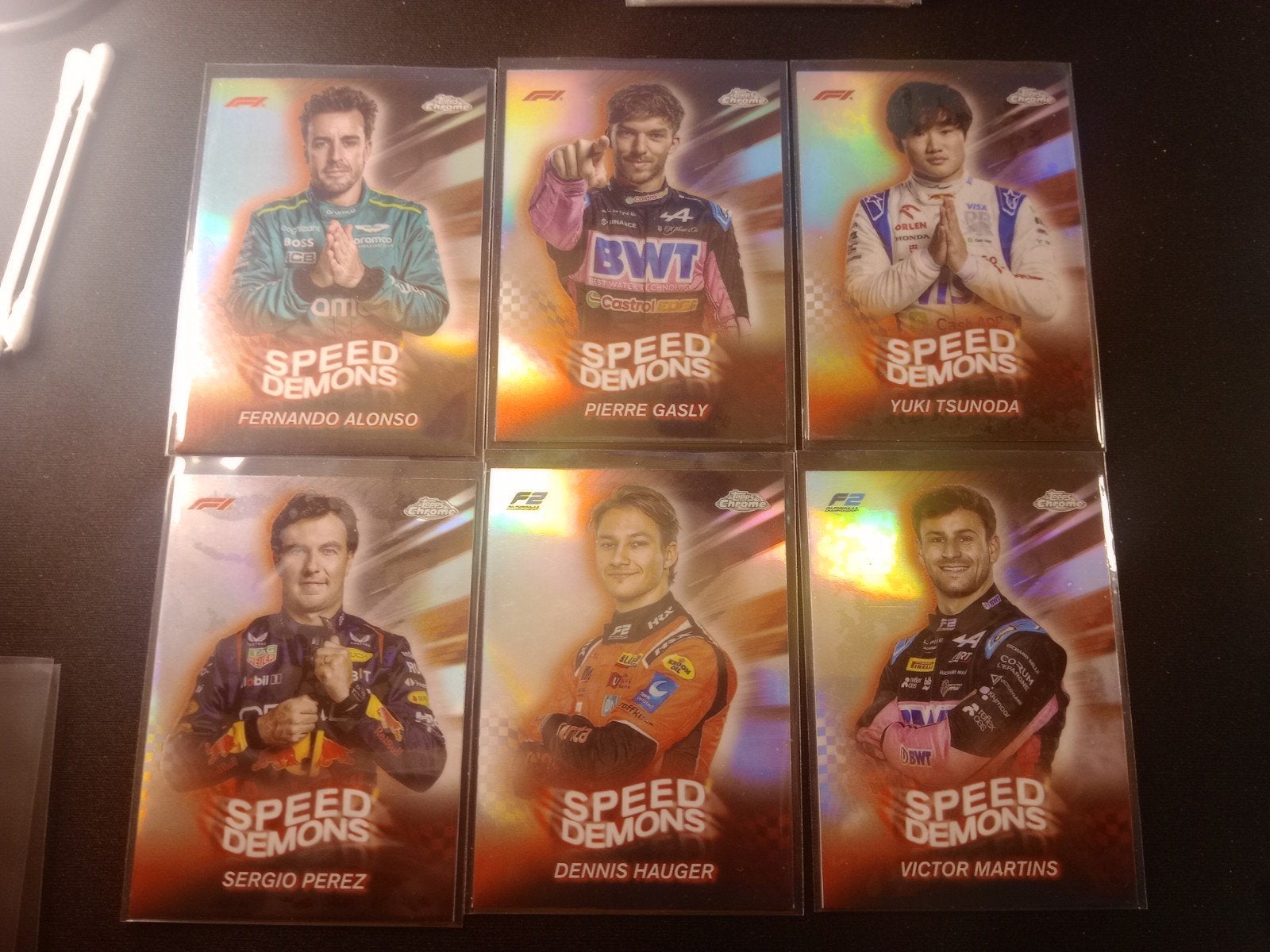 Topps Chrome F1 2024 Speed Demons Kaarten, Ophalen of Verzenden, Zo goed als nieuw, Formule 1