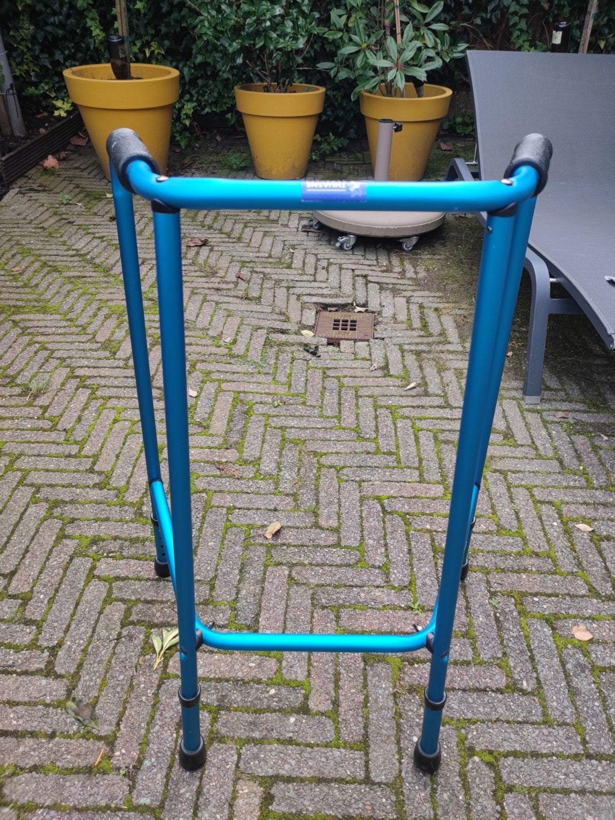 Looprek / vast looprek VT2320 – blauw – verstelbaar, Diversen, Ophalen, In hoogte verstelbaar, Gebruikt