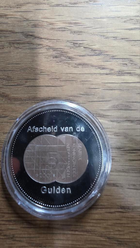 Afscheid van de Gulden 2001  Herdenkingsmunt, Ophalen of Verzenden, Koningin Beatrix, Overige waardes, Losse munt