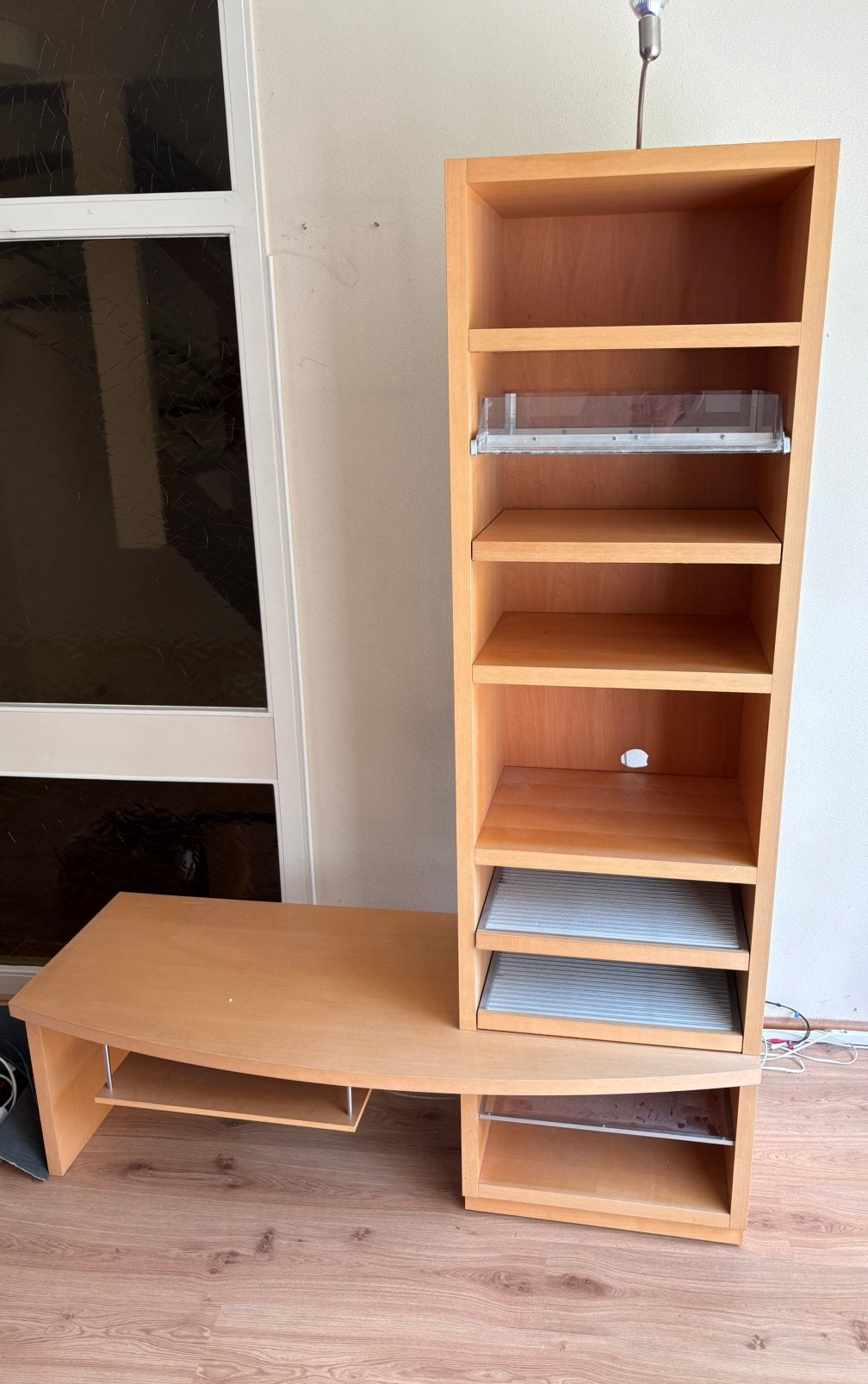 Houten tv-meubel, Ophalen, Gebruikt, 150 discs of meer, Hout
