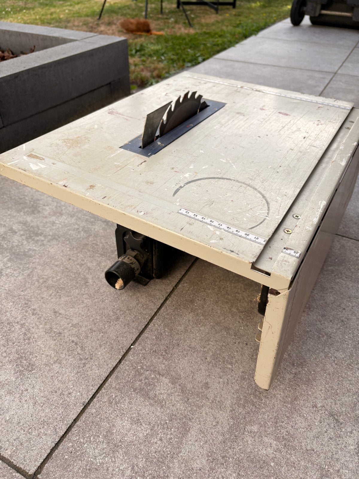 Zaagtafel - Top Craft TTS 800 C, Doe-het-zelf en Verbouw, Gereedschap | Zaagmachines, Ophalen, Gebruikt, Cirkelzaag, 600 tot 1200 watt