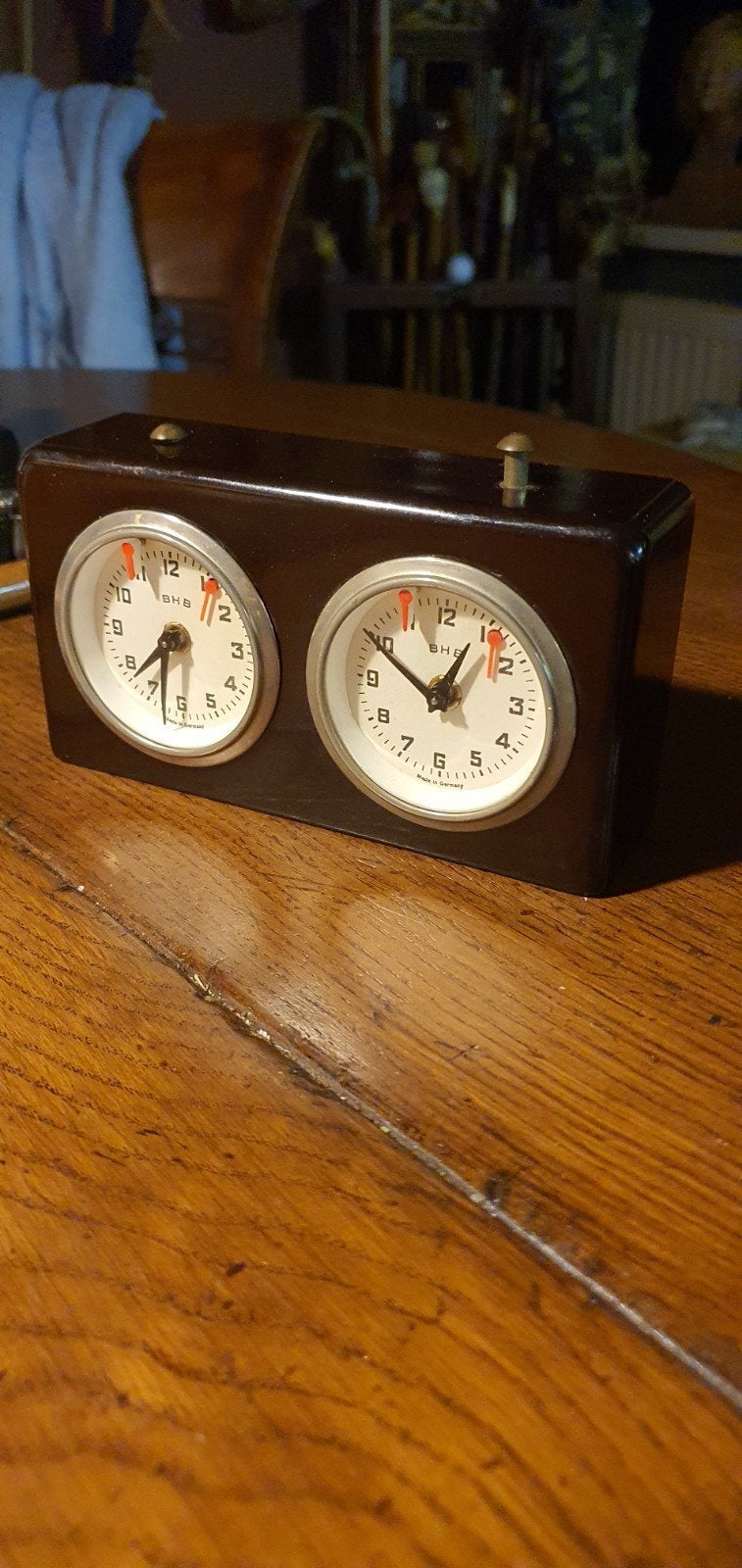 Vintage schaakklok, Ophalen of Verzenden