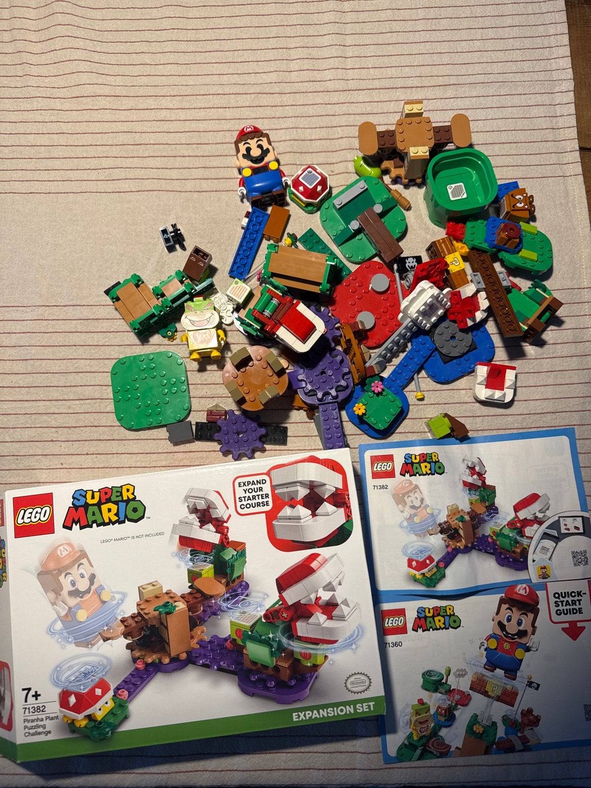 Lego Super Mario 71382 Piranha Plant Puzzling Challenge, Lego, Ophalen of Verzenden, Zo goed als nieuw, Compleet