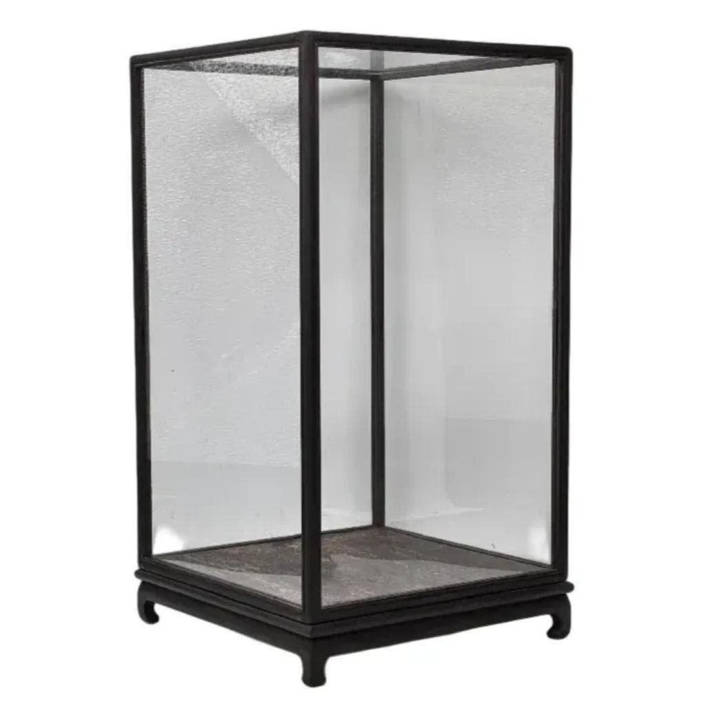 Glazen vierkant/rechthoek vitrine stolp in 3 formaten, Westerndeco, Nieuw, Ophalen of Verzenden, Stotkstraat Zoetermeer