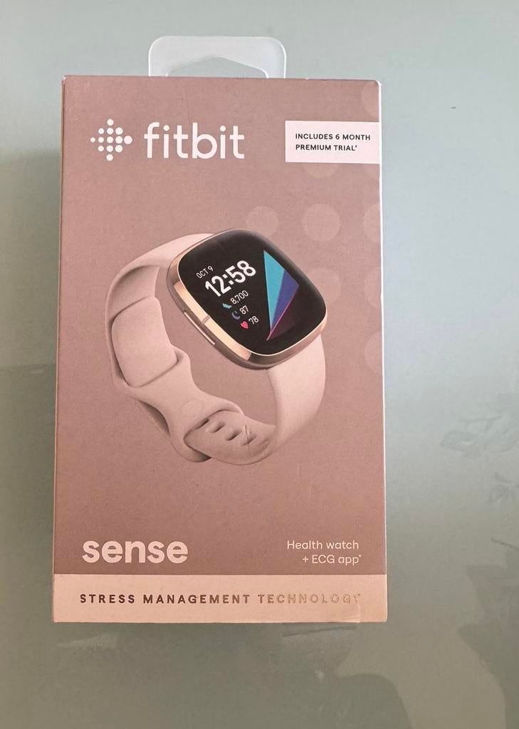 Fitbit Sense smartwatch + doos & oplader | werkt perfect, Gebruikt, Conditie, Ophalen of Verzenden, Android