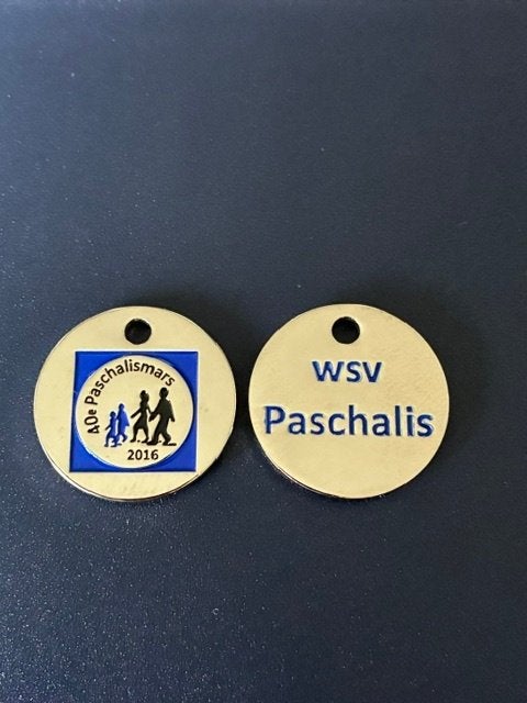 winkelwagenmuntje WSV Paschalis, Verzamelen, Winkelwagenmuntjes, Ophalen of Verzenden
