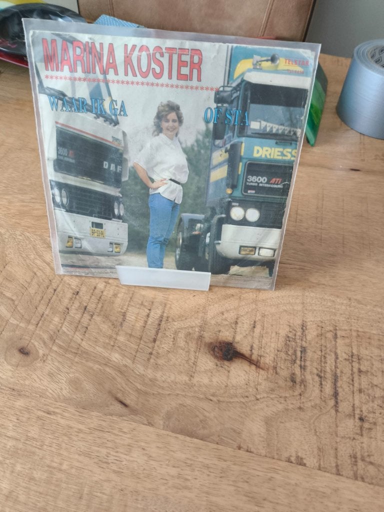 Marina Koster – Waar Ik Ga Of Sta telstar tsi4459, Gebruikt, 7 inch, Ophalen of Verzenden, Beschermende buitenhoes