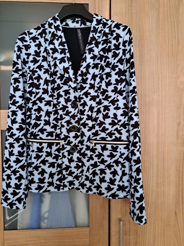 Zip73 blazer travelstof, Ophalen of Verzenden, Nieuw, Maat 36 (S), Blauw