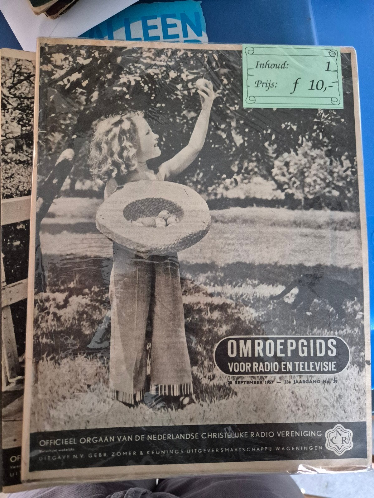 Omroepgids voor Radio en Televisie - 28 september 1957, Ophalen of Verzenden, Gelezen, Overige typen