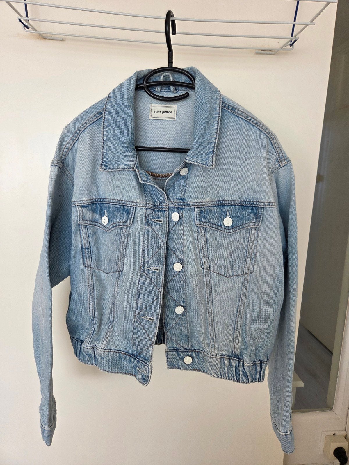 Spijkerjasje used look- maat M, Kleding | Dames, Ophalen, Denim Pimkie, Blauw, Overige jeansmaten