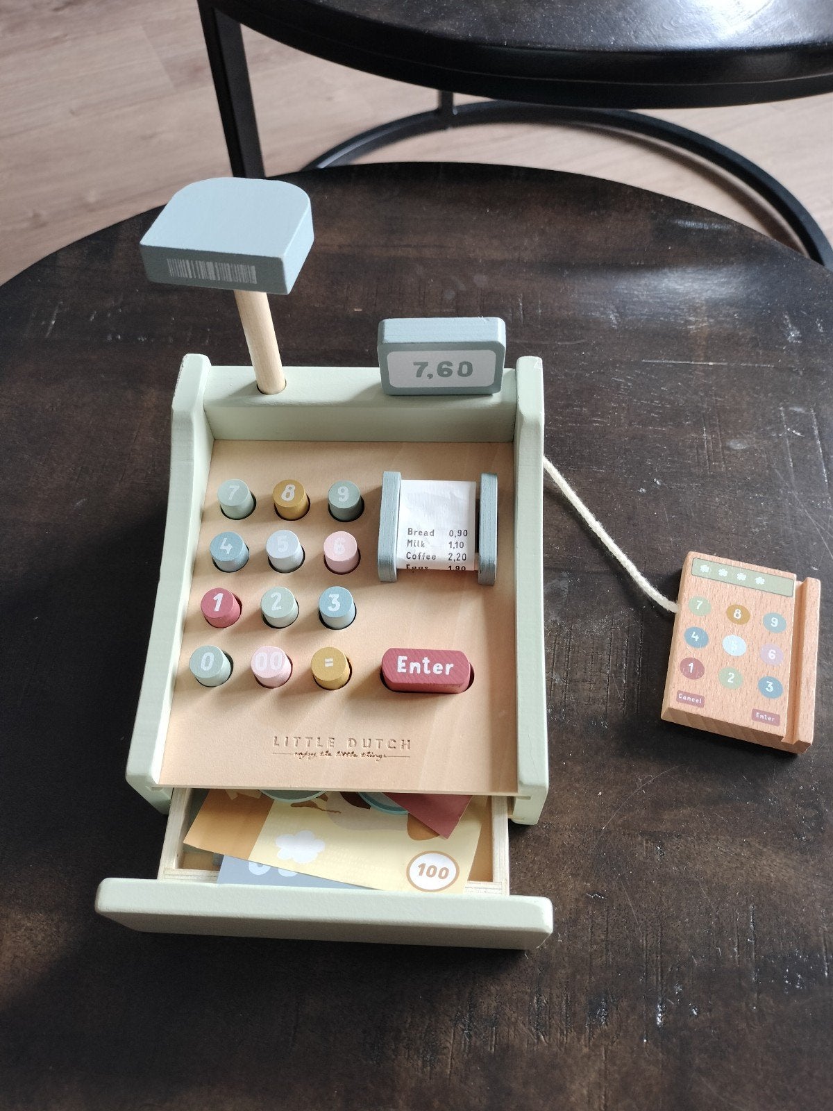 Little Dutch Houten Kassa met Accessoires, Ophalen, Zo goed als nieuw, Ontdekken