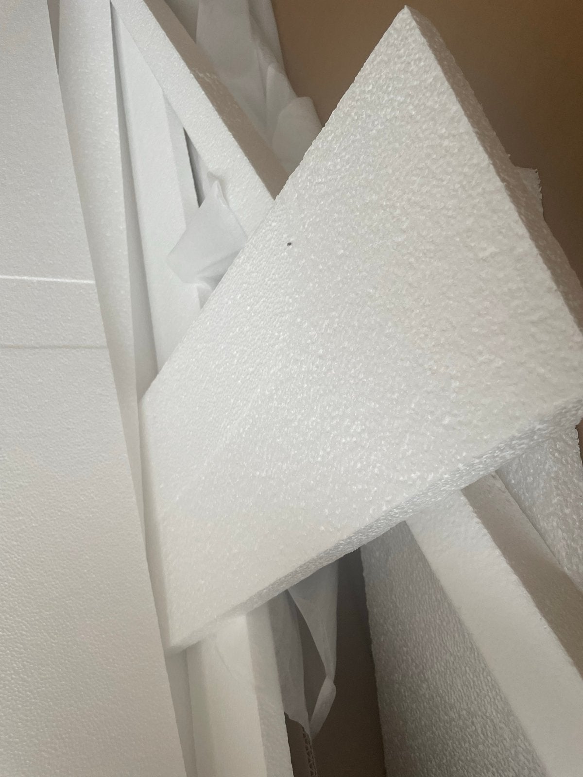 Grote piepschuim panelen voor isolatie of knutselen, Gebruikt, Minder dan 5 m², Muurisolatie, Piepschuim (Tempex)