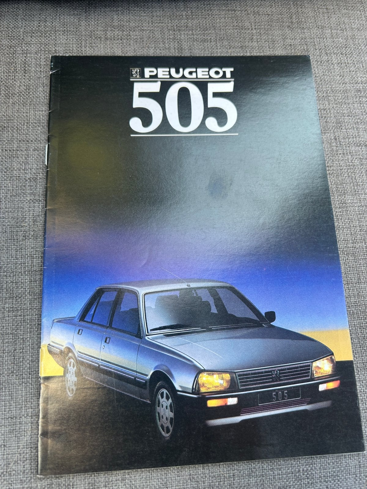 Peugeot 505 folder 1988, Ophalen of Verzenden, Zo goed als nieuw, Peugeot