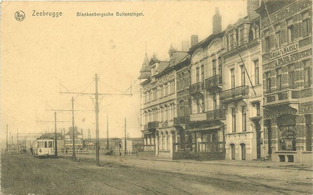 379-002-031 Zeebrugge Blankenbergsche Buitensingel, Verzamelen, Verzenden, Voor 1920, Overig Europa