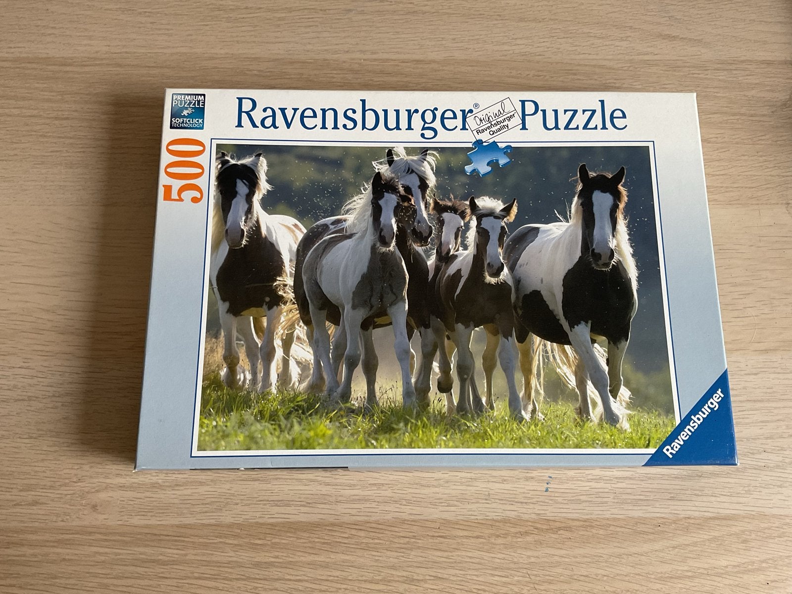 Ravensburger Paarden Tinkers Puzzel 500 Stukjes, Ophalen of Verzenden, 500 t/m 1500 stukjes, Gebruikt