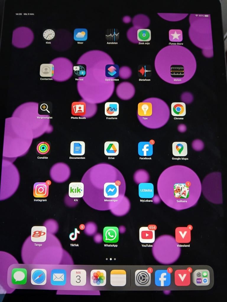 iPad Pro 12.9 inch 64GB met oplaadkabel, Computers en Software, Apple iPads, Ophalen of Verzenden