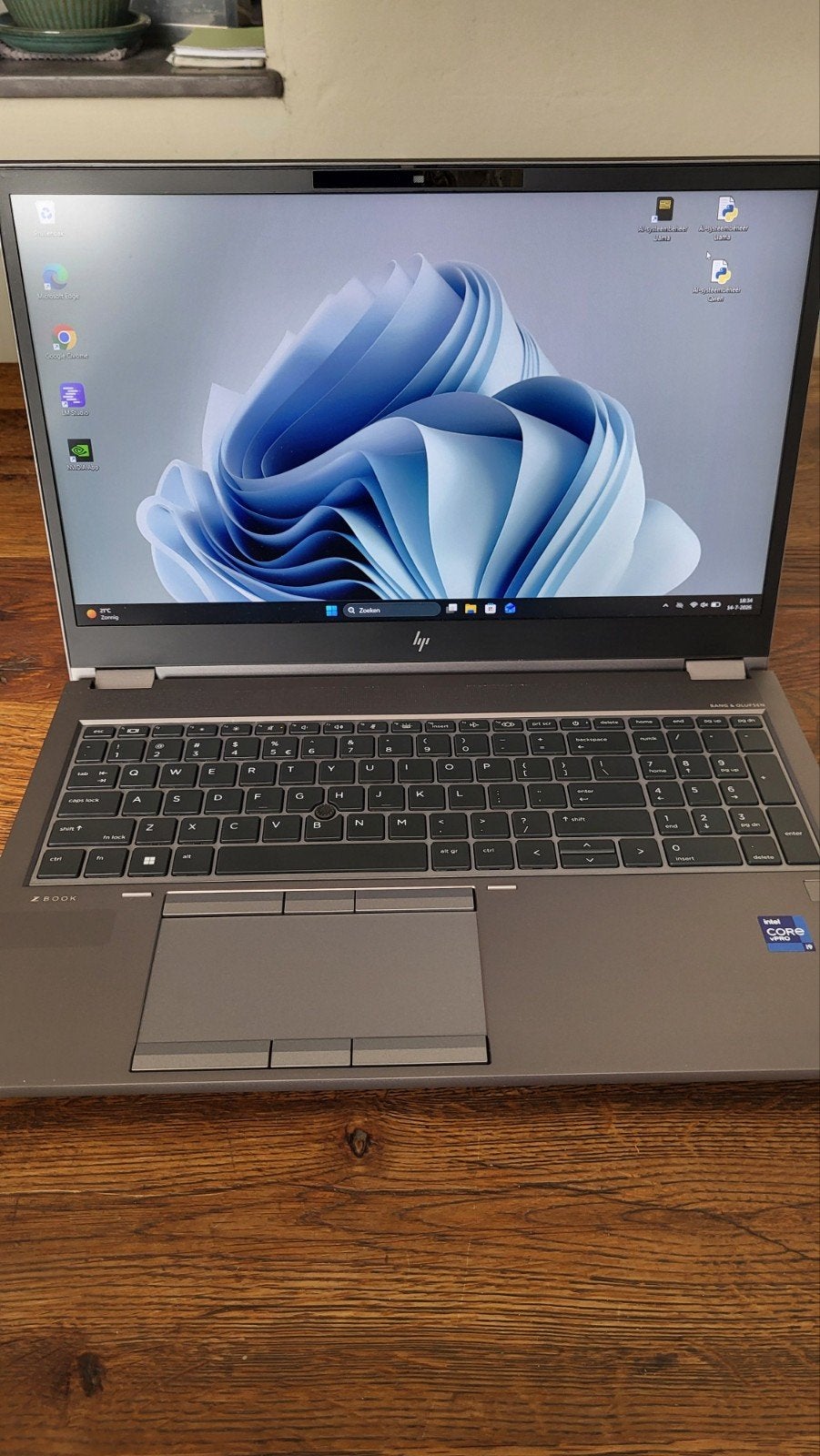 HP Zbook Fury G8 - I9 intel, 64GB RAM, 1TB SSD, RTX A3000, Intel Core i9-11950H, 64 GB of meer, Met videokaart, Qwerty