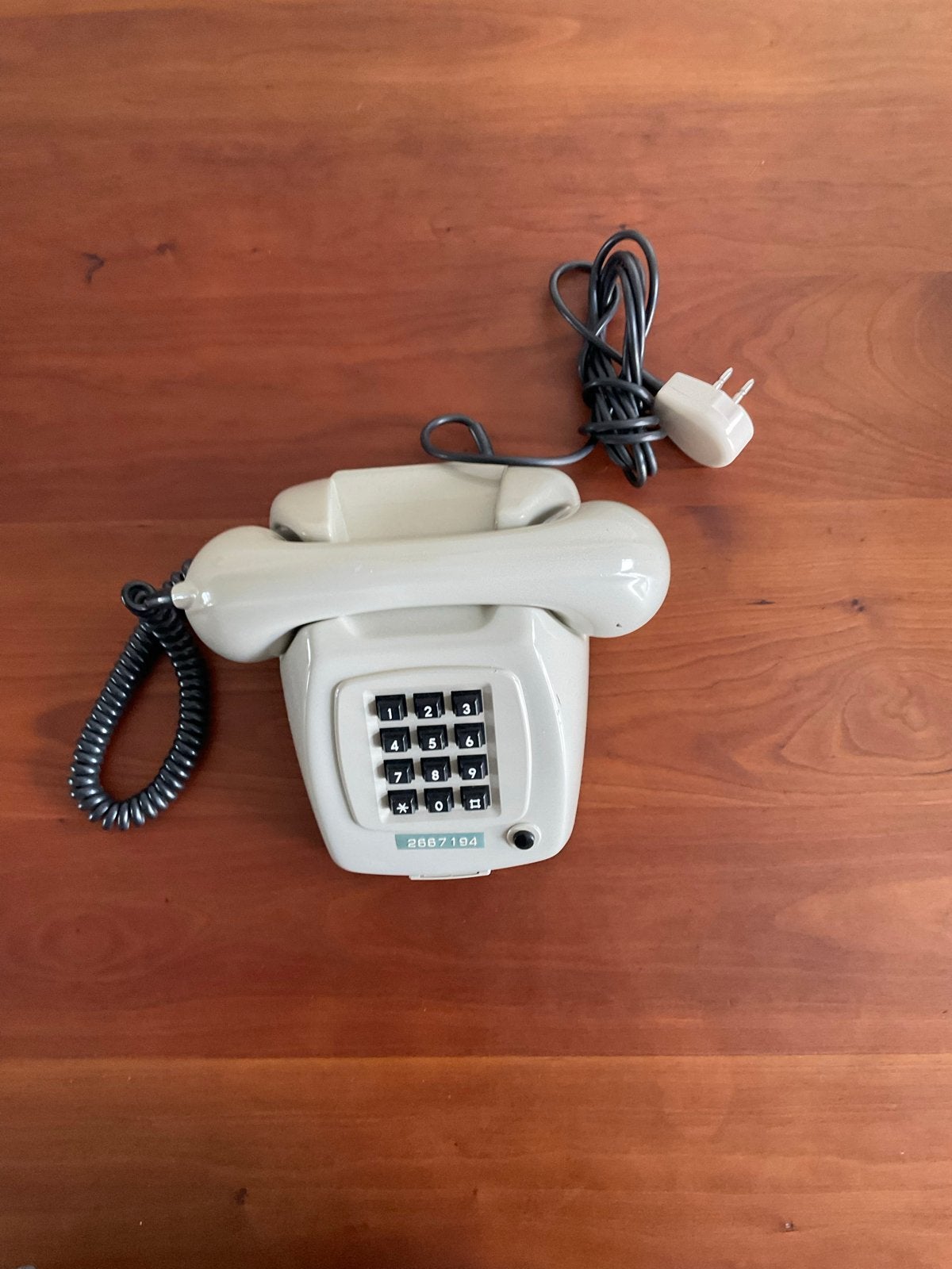 Vintage PTT Ericsson T65-TDK druktoets telefoon, Ophalen, Gebruikt