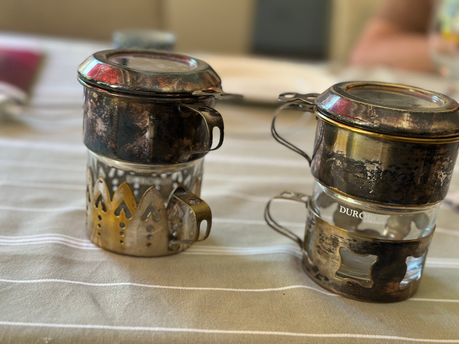 2 Durobor Café filters, jaren 60, Ophalen