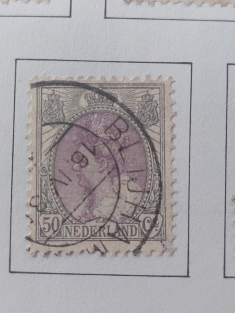 NVPH 75 met rondstempel Blijham., Ophalen of Verzenden, Gestempeld