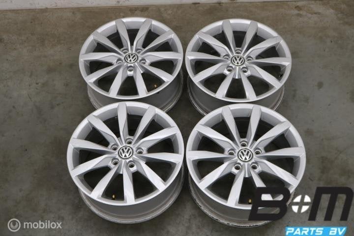 ORIGINEEL! 17 inch Dijon velgen VW Golf 7! 5G0601025BF, Gebruikt, Velg(en)