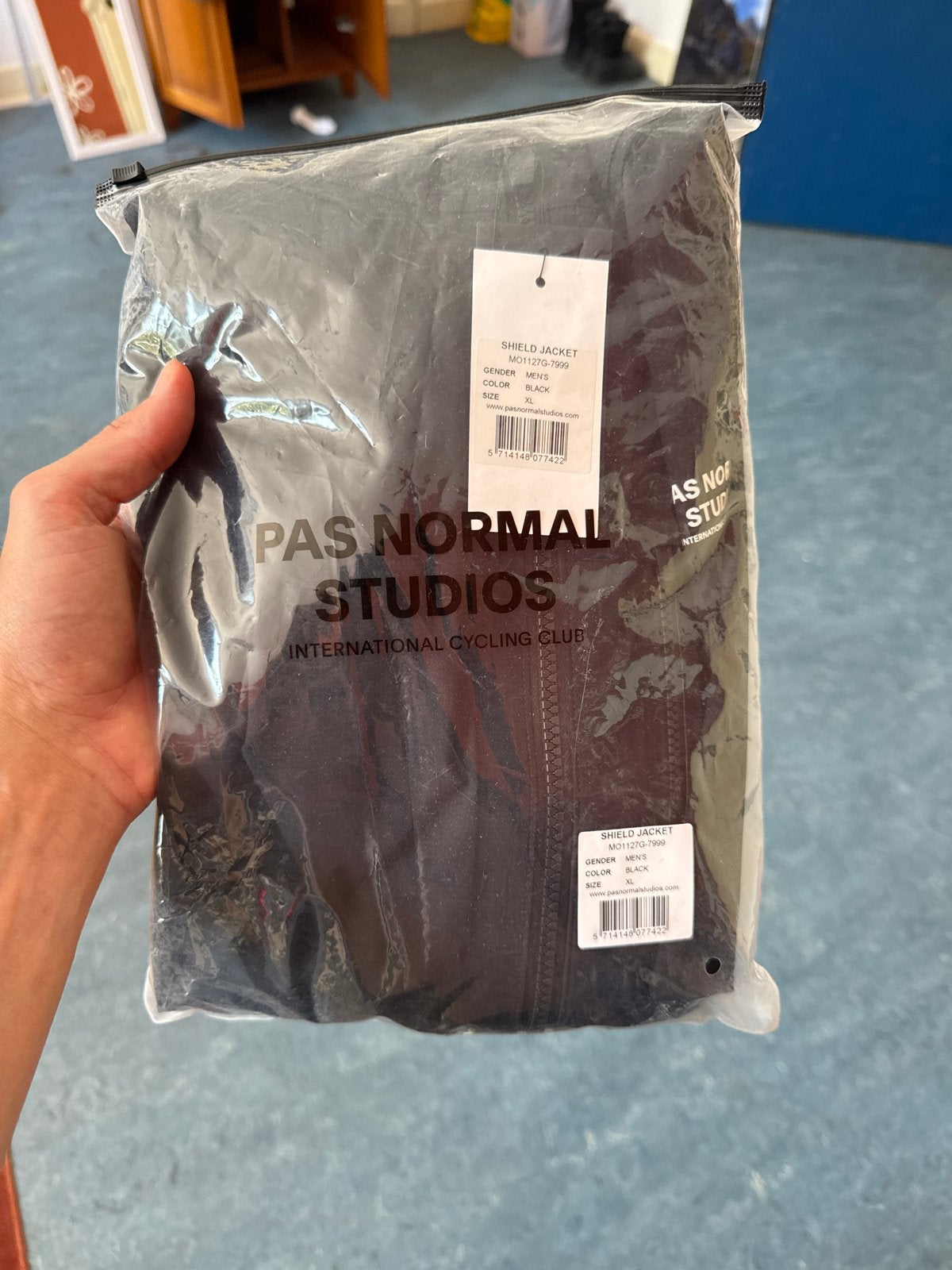 Pas Normal Studios Shield Jacket - Zwart (XL), Ophalen, Nieuw, Maat 56/58 (XL), Zwart
