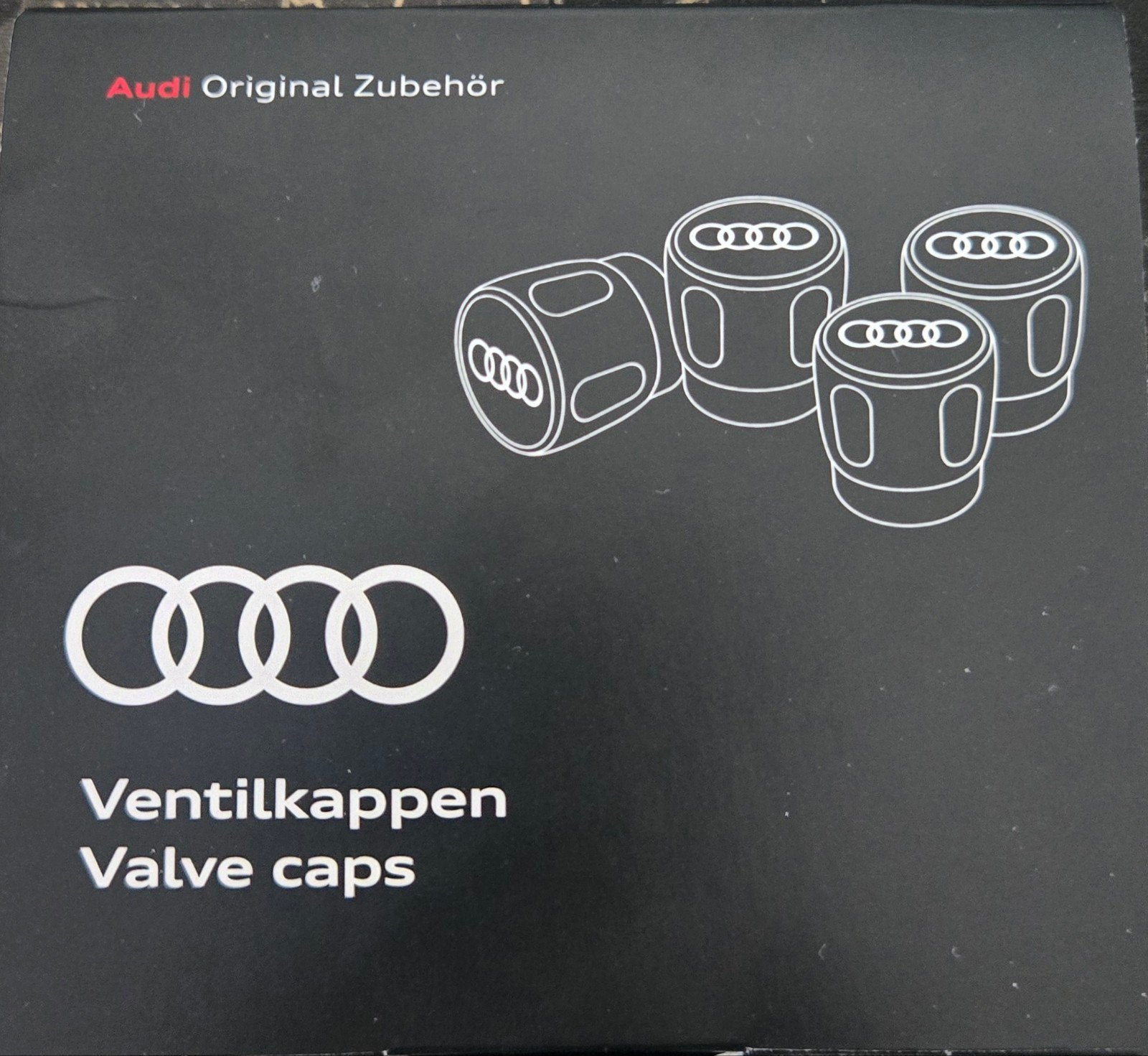 Audi ventieldopjes - Origineel Audi Zubehör, Auto-onderdelen, Verzenden, Audi