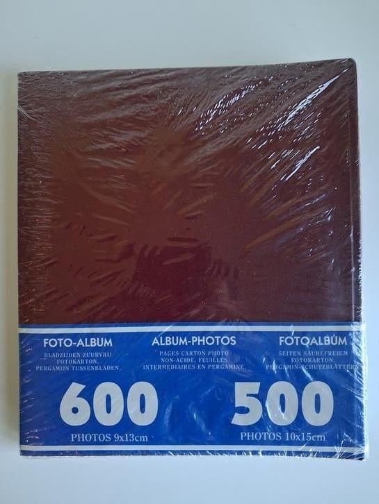 Nieuw Fotoalbum 500 foto's 10x15cm, Ophalen of Verzenden, Nieuw