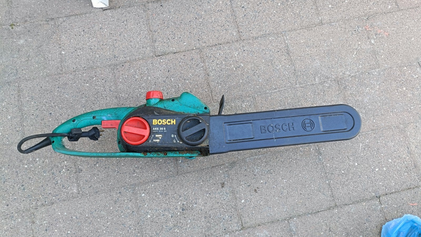 elektrische kettingzaag., Ophalen of Verzenden, Gebruikt, Elektrisch