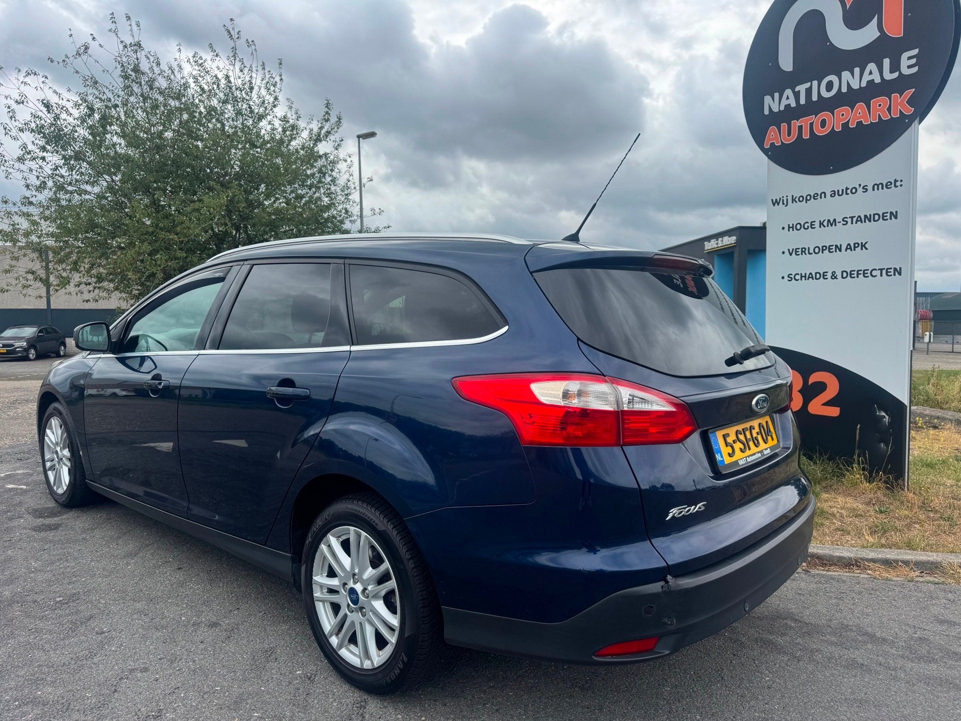Ford Focus 2012 * 2.0 TDCI Titanium * Automaat * Euro 5, Auto's, Ford, Euro 5, Gebruikt, 4 cilinders, Blauw