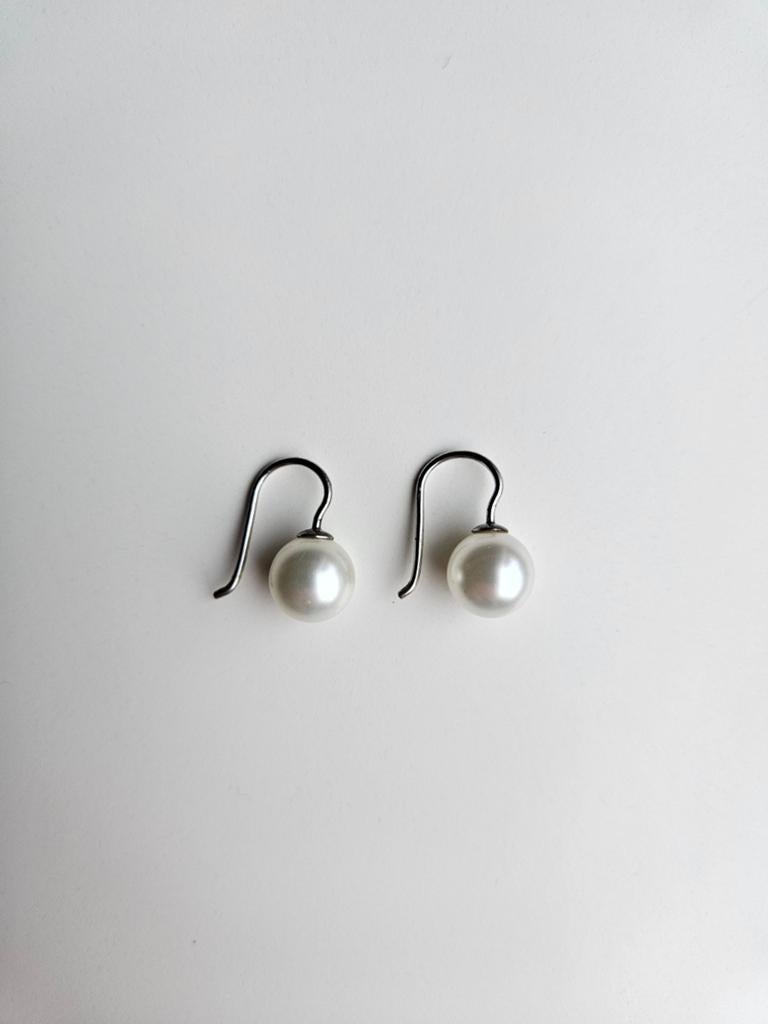 Oorbellen met parel, Ophalen of Verzenden, Zo goed als nieuw, Hangers