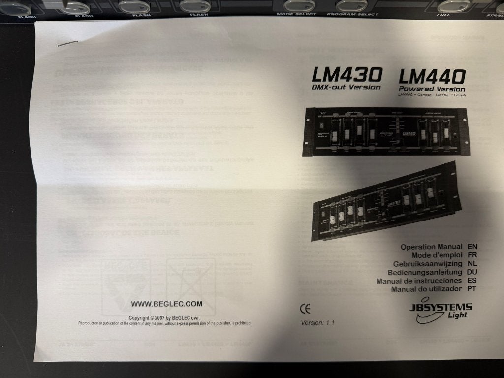 Foto 2 van JB systems LM 440 lichtmodulator 2 stuks