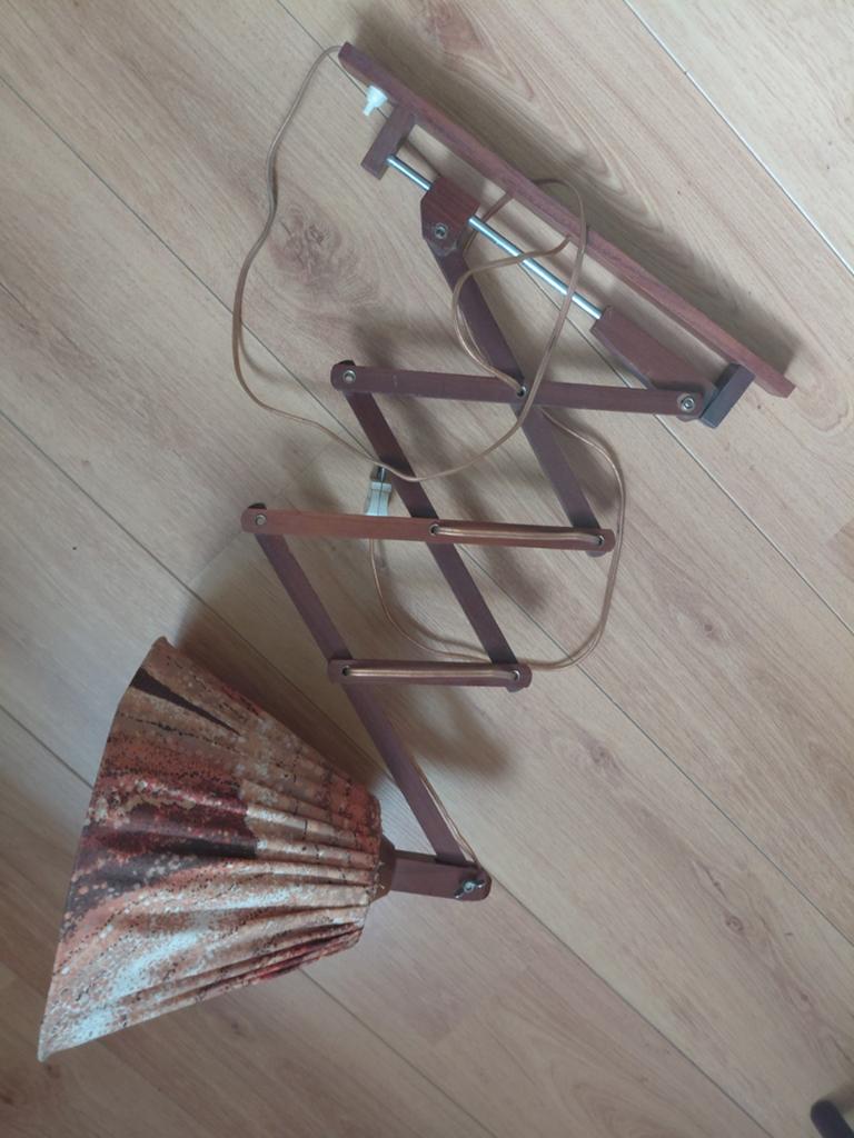 Jaren '60 Scandinavische Schaarlamp met Originele, Ophalen of Verzenden