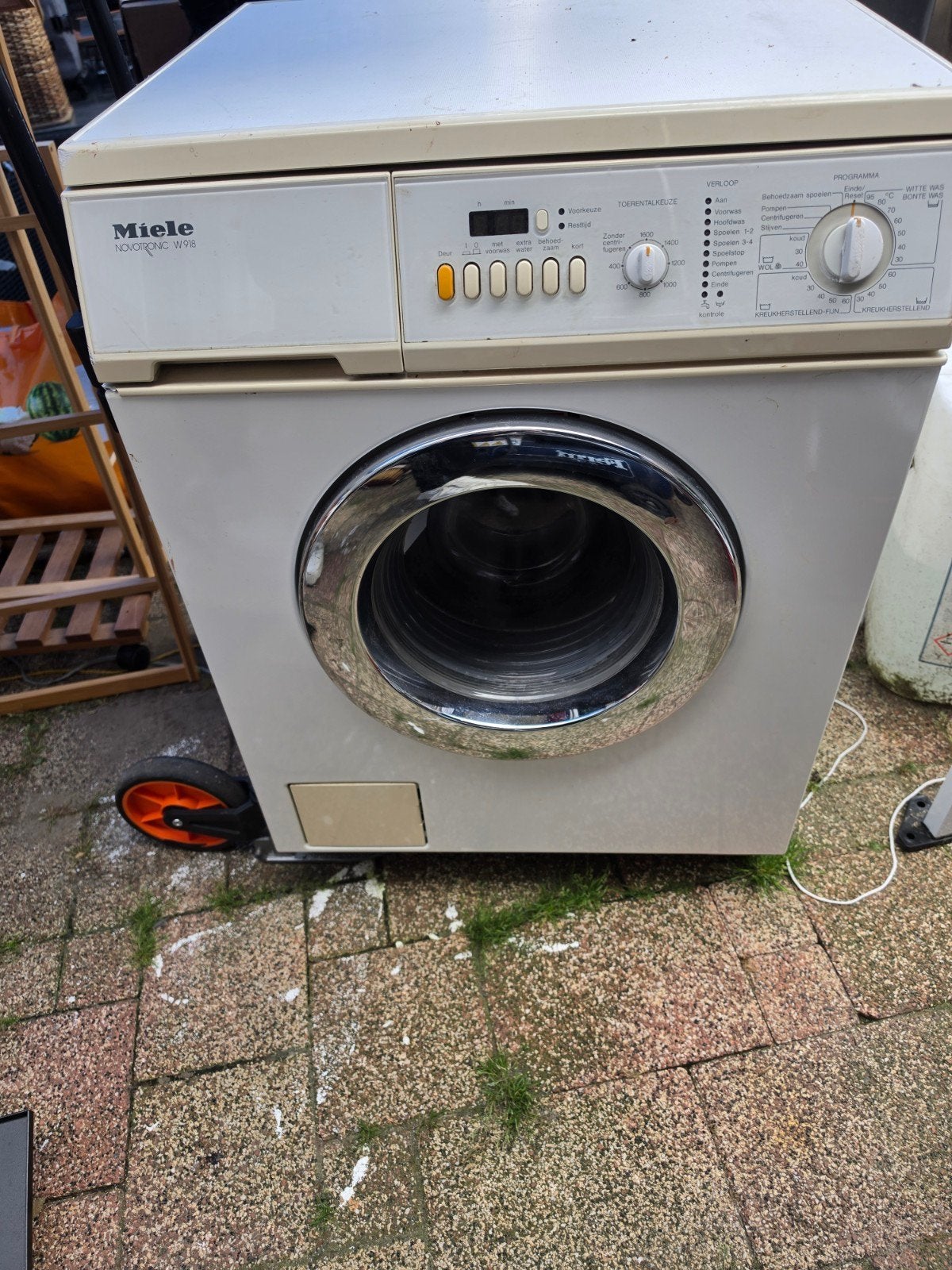 Miele wasmachine, Witgoed en Apparatuur, Wasmachines, Ophalen, Gebruikt, 1200 tot 1600 toeren, 85 tot 90 cm