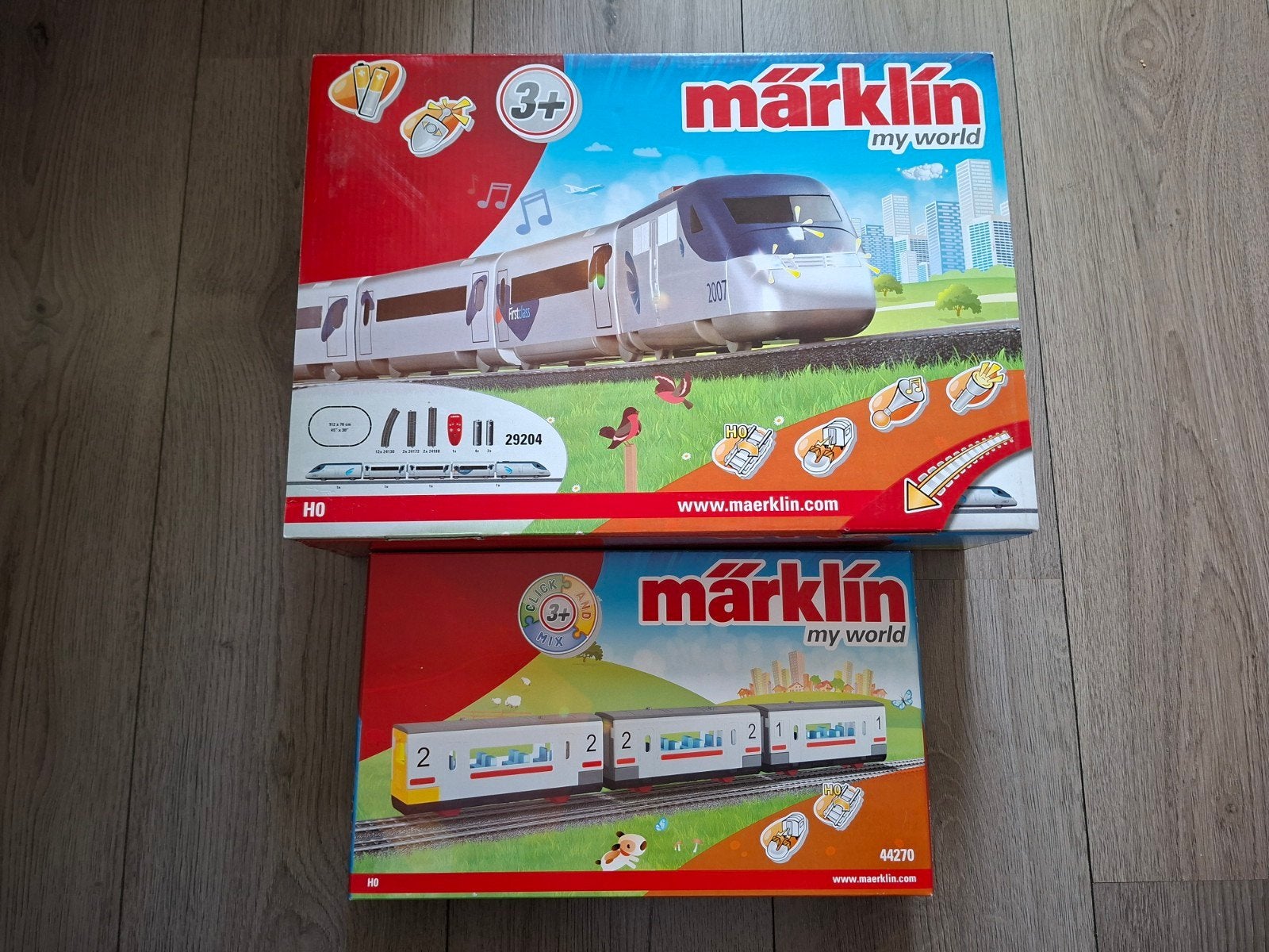 Märklin my world startset + 3 rijtuigen, Wisselstroom, Ophalen of Verzenden, Märklin, Gebruikt