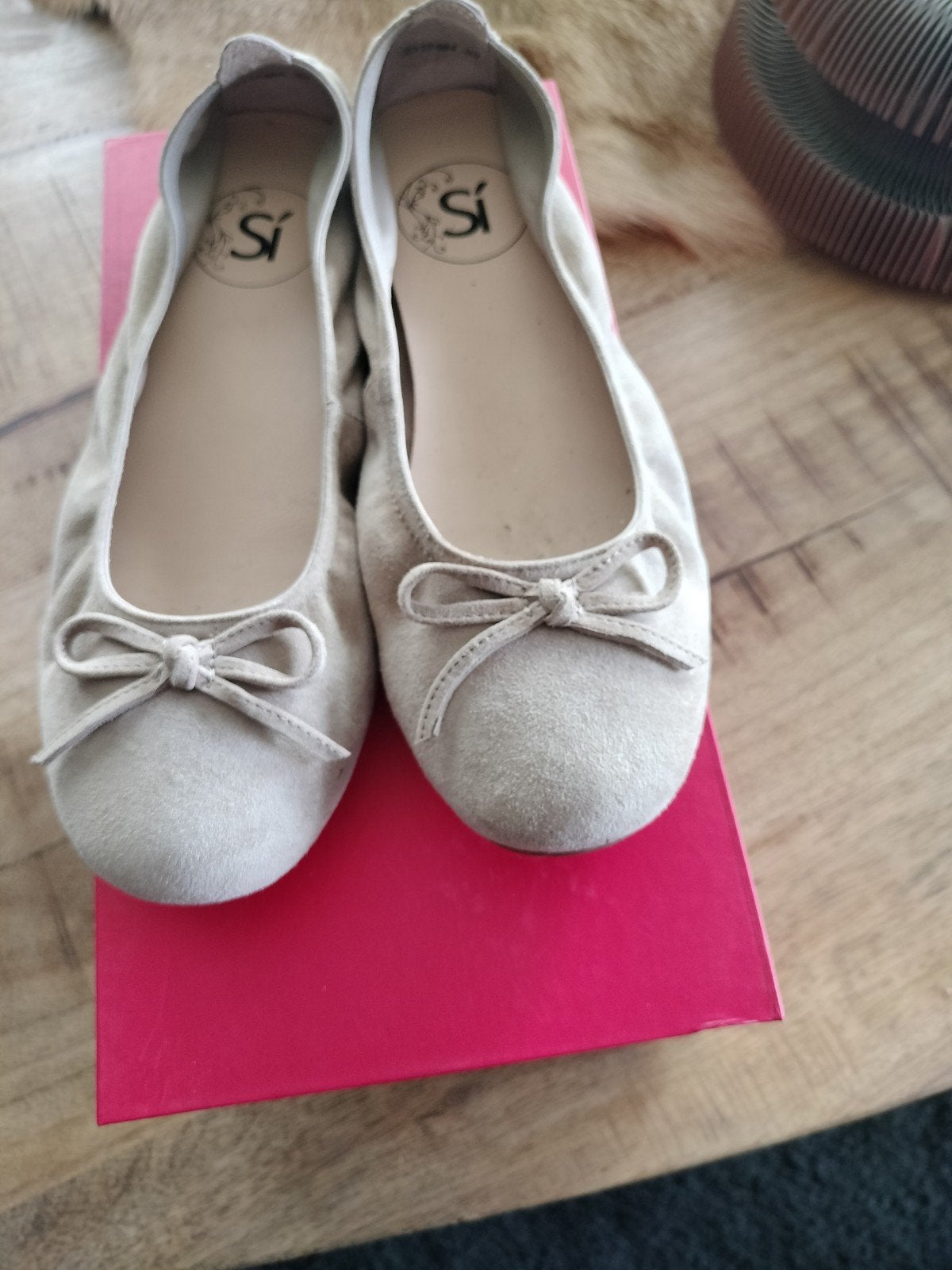 Zo goed als nieuwe ballerina's van Si in maat 39, Beige, Zo goed als nieuw, Si, Ballerina's