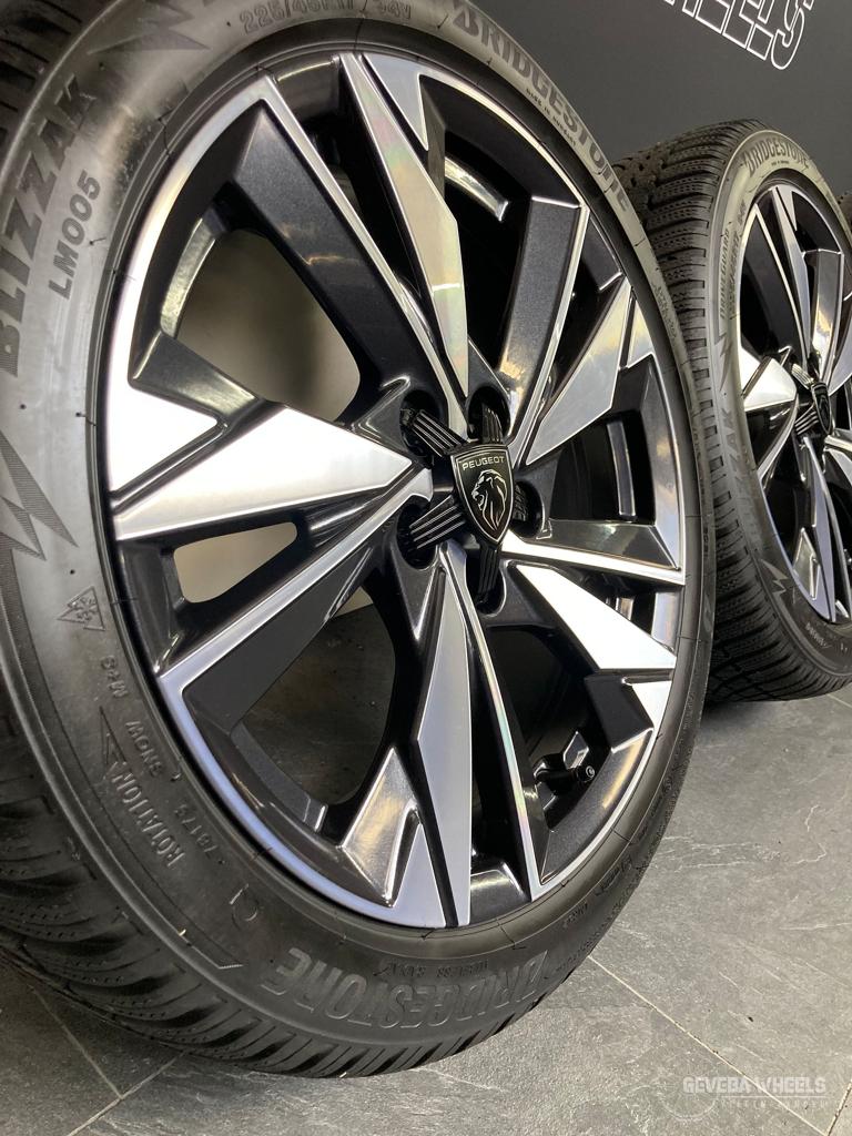 17” originele Peugeot 308 (SW) velgen + winterbanden 5x108, Gebruikt, -, -, Banden en Velgen