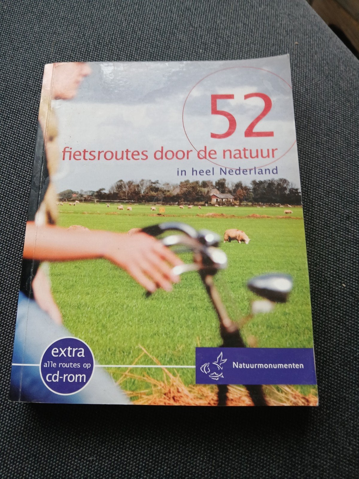 52 fietsroutes door de natuur in heel Nederland + CD-ROM, Boeken, Fiets- of Wandelgids, Ophalen of Verzenden, Benelux, Gelezen