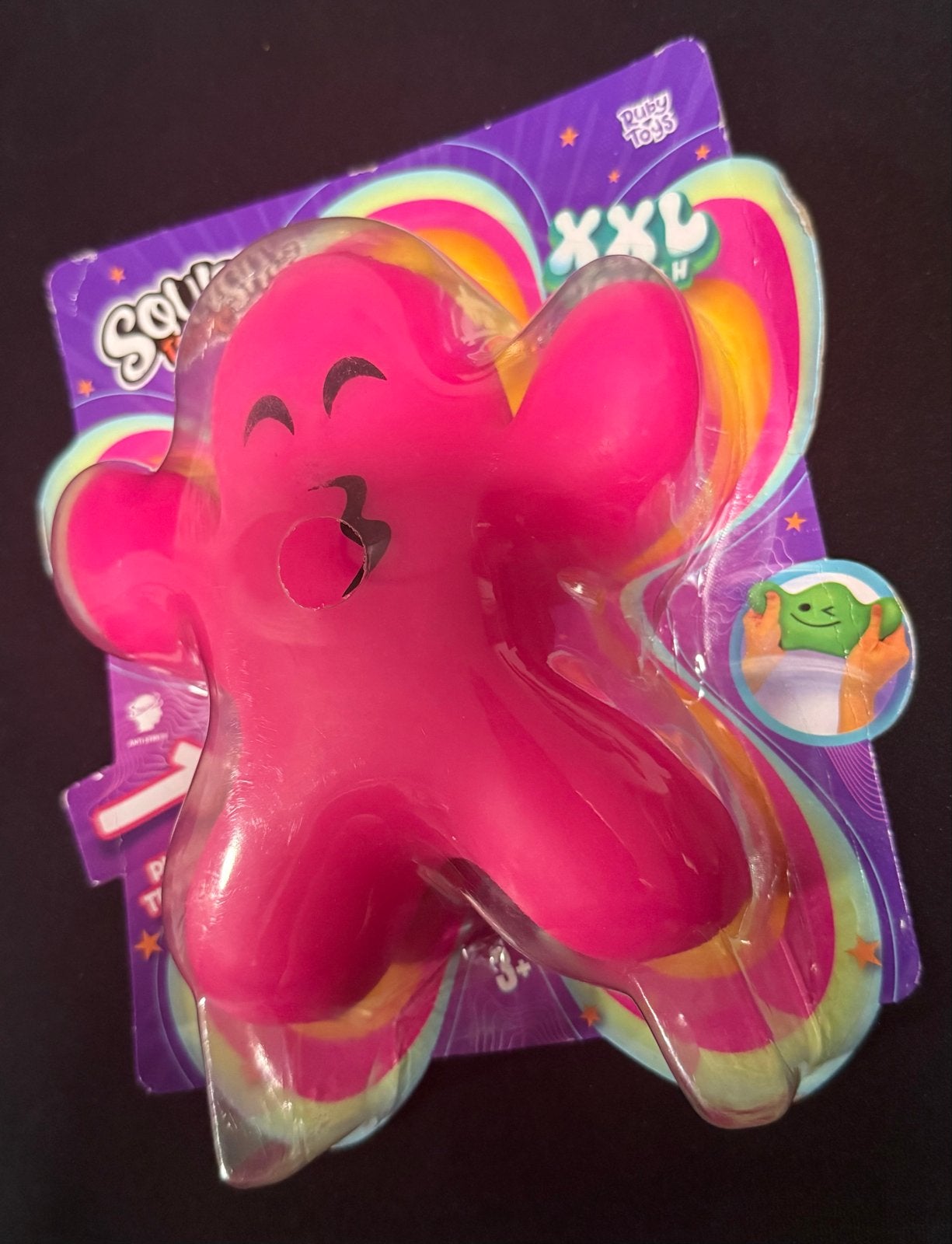 Squishy Tastic XXL Stretch Speelgoed - Roze Spookje, Ophalen of Verzenden, Nieuw, Jongen of Meisje