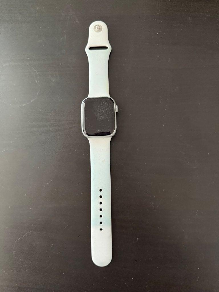 Apple Watch Series 8 45mm Zilver Aluminium, Sieraden, Tassen en Uiterlijk, Smartwatches, Gebruikt, Apple Watch ⌚️, IOS, Ophalen of Verzenden