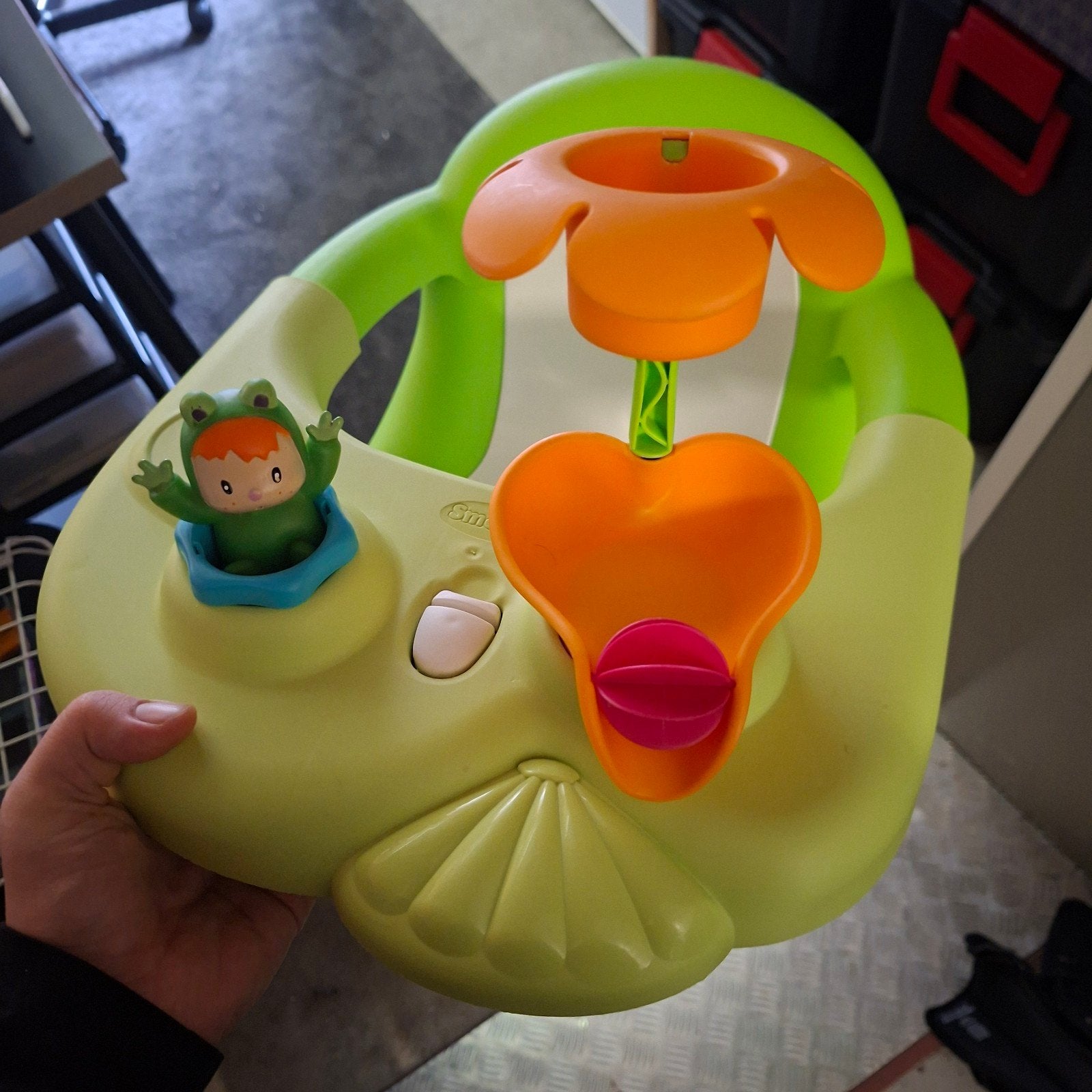 Smoby baby badzitje met speelgoed, Overige merken, Ophalen of Verzenden, Zo goed als nieuw, Badzitje of Badring