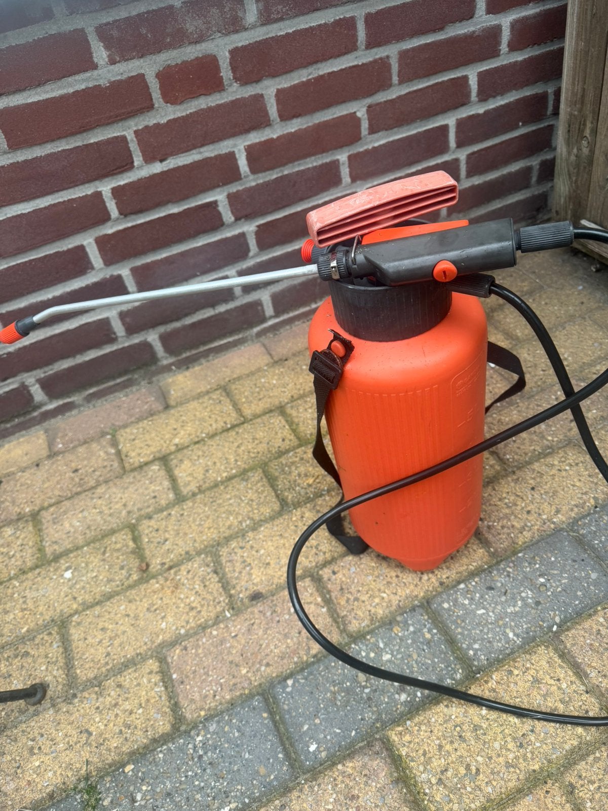 Gardena drukspuit, Ophalen, Gebruikt, Onkruidbestrijding