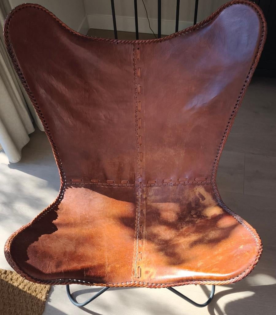 Genuine Leather Chair, Ophalen, Gebruikt, Bruin, Eén
