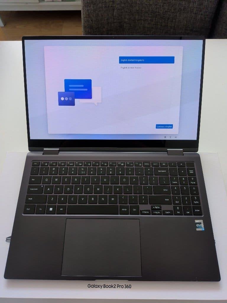 Aangeboden: ZGAN Samsung Galaxy Book2 Pro 360!, Computers en Software, Windows Laptops, Qwerty, Met touchscreen, Zo goed als nieuw